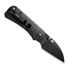 CIVIVI Baby Banter Wharncliffe, Black Burlap Micarta C19068SC-1
