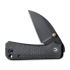 CIVIVI Baby Banter Wharncliffe, Black Burlap Micarta C19068SC-1