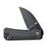 CIVIVI Baby Banter Wharncliffe, Black Burlap Micarta C19068SC-1