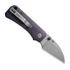 CIVIVI Baby Banter Wharncliffe, Purple Canvas Micarta, Gray SW C19068SC-2