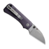 CIVIVI Baby Banter Wharncliffe, Purple Canvas Micarta, Gray SW C19068SC-2