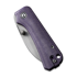 CIVIVI Baby Banter Wharncliffe, Purple Canvas Micarta, Gray SW C19068SC-2