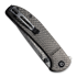 CIVIVI Badlands Vagabond Damascus sulankstomas peilis, twill carbon fiber C2019DS-1
