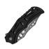 CIVIVI Biophase sulankstomas peilis, Damascus, Black Aluminum C23083-DS1