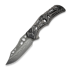 CIVIVI - Biophase Damascus, Gray Aluminum/CF/Black G-10