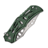 CIVIVI Biophase sulankstomas peilis, Green Aluminum, Satin C23083-1
