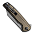 CIVIVI Brigand Damascus kääntöveitsi, brass C909DS-2
