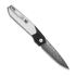 CIVIVI Brr15 Light Damascus Taschenmesser, Black/White G-10 C25063-DS1