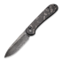 CIVIVI Button Lock Elementum Damascus sulankstomas peilis, marble carbon fiber C2103DS-3