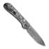 CIVIVI Button Lock Elementum Damascus sulankstomas peilis, marble carbon fiber C2103DS-3