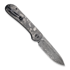 CIVIVI Button Lock Elementum Damascus kääntöveitsi, marble carbon fiber C2103DS-3