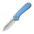 CIVIVI Button Lock Elementum II, Diamond Pattern Blue Al C18062PD-2