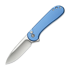 CIVIVI Button Lock Elementum II, Diamond Pattern Blue Al C18062PD-2