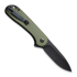 CIVIVI Button Lock Elementum II sulankstomas peilis, žalia C18062P-3