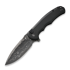 CIVIVI Button Lock Praxis Damascus, Black Aluminum C18026E-DS1