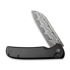 CIVIVI Chevalier II Damascus, Black Aluminum C20022B-DS1