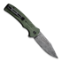 CIVIVI Cogent Damascus sulankstomas peilis, green micarta C20038D-DS1