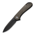 CIVIVI Elementum Black sulankstomas peilis, dark green micarta C907Z