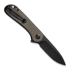 CIVIVI Elementum Black kääntöveitsi, dark green micarta C907Z