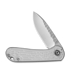 CIVIVI Elementum folding knife, Polished Clear Lexan, Satin Rock-Grind C18062AM-1