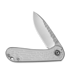 CIVIVI Elementum folding knife, Polished Clear Lexan, Satin Rock-Grind C18062AM-1