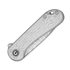 CIVIVI Elementum folding knife, Polished Clear Lexan, Satin Rock-Grind C18062AM-1