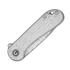 CIVIVI Elementum folding knife, Polished Clear Lexan, Satin Rock-Grind C18062AM-1