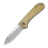 CIVIVI Elementum folding knife, Polished Ultem, Satin Rock-Grind C18062AM-2