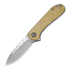 CIVIVI Elementum folding knife, Polished Ultem, Satin Rock-Grind C18062AM-2