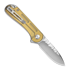 CIVIVI Elementum folding knife, Polished Ultem, Satin Rock-Grind C18062AM-2