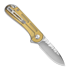 CIVIVI Elementum folding knife, Polished Ultem, Satin Rock-Grind C18062AM-2