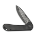 CIVIVI Elementum Slip Joint Damascus, Twill Carbon Fiber C18062AJ-DS1