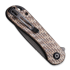 Couteau pliant CIVIVI Elementum Tanto, brown matrix micarta C907T-D
