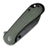 CIVIVI Elementum Wharncliffe Damascus, Green Canvas Micarta C18062AF-DS1