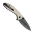 CIVIVI Faeger Damascus sulankstomas peilis, Milled Ivory G-10 C24031-DS1