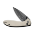 CIVIVI Faeger Damascus sulankstomas peilis, Milled Ivory G-10 C24031-DS1