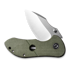 CIVIVI Gordo, Olive Canvas Micarta, Satin C22018C-2