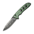 CIVIVI Hyperpulse Damascus, Green Aluminum C23087A-DS1