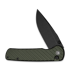 CIVIVI Iron Tide, Forest Green Aluminum, Black Stonewash C25011-2
