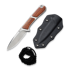 CIVIVI Mini Elementum Fixed Blade, Guibourtia, Satin C23010-4
