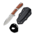 CIVIVI Mini Elementum Fixed Blade, Guibourtia, Satin C23010-4