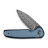 CIVIVI Mini Shakan Damascus sulankstomas peilis, Ripple Pattern Blue Aluminum C20052F-DS1