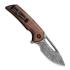 CIVIVI Odium Damascus sulankstomas peilis, cuibourtia wood C2010DS-1