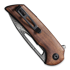 CIVIVI Odium Damascus sulankstomas peilis, cuibourtia wood C2010DS-1