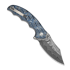 CIVIVI Pentad Damascus k&auml;&auml;nt&ouml;veitsi, Blue/White Vortex Micarta C24068-DS1