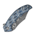 CIVIVI Pentad Damascus k&auml;&auml;nt&ouml;veitsi, Blue/White Vortex Micarta C24068-DS1
