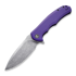 CIVIVI Praxis Damascus 折叠刀, 紫色 C803DS-2