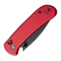 CIVIVI Qubit, Red Aluminium, Black Stonewash C22030E-2