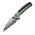 CIVIVI Sentinel Strike Damascus, Green Aluminum/Black FRN C22025B-DS1