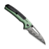 CIVIVI Sentinel Strike Damascus, Green Aluminum/Black FRN C22025B-DS1
